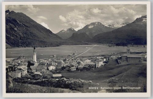 7503 Samedan Samaden - Blick gegen Berninagruppe AKU1