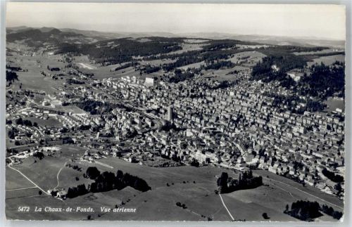 2300 La Chaux-de-Fonds - Fliegeraufnahme