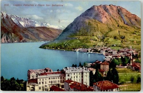6900 Lugano 1909 - Paradiso Monte San Salvatore Lago di Lugano