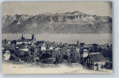 1000 Lausanne Losanna - Panorama AKU2