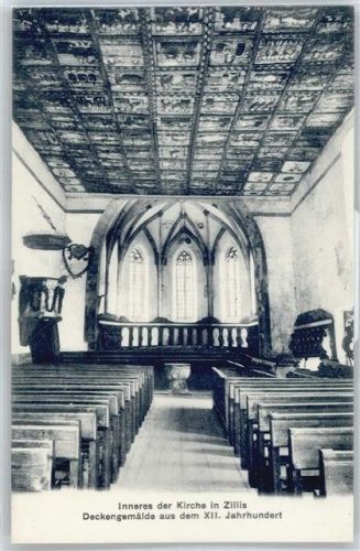 7432 Zillis-Reischen - Kirche innen AKU1