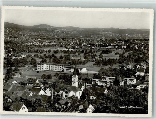 8000 Zürich 1937 Foto AK Albisrieden