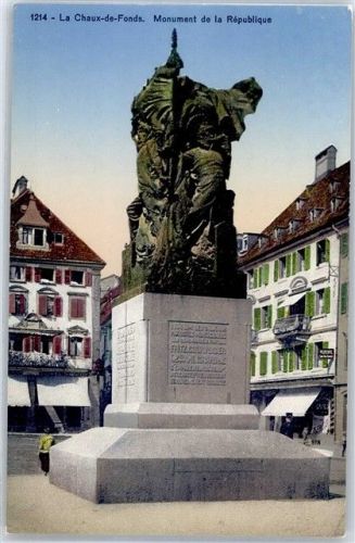 2300 La Chaux-de-Fonds - Denkmal de la Republique