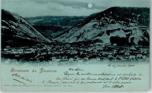 2114 Fleurier 1900 - Mondschein AK