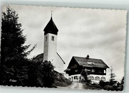 7019 Fidaz 1938 Foto AK Kirche