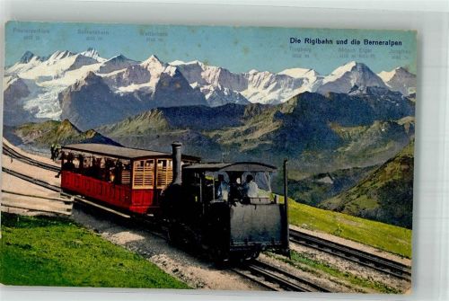 Rigibahn Foto AK Bergbahn Rigibahn Berneralpen