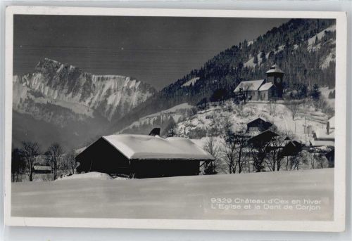1660 Château-d'Oex - Berghütte, Kirche AKU2