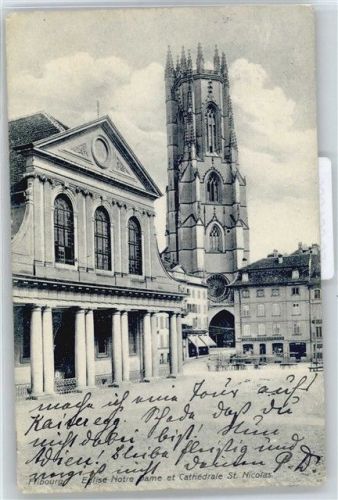 1700 Fribourg Freiburg - Kirche, Notre Dame AKU2