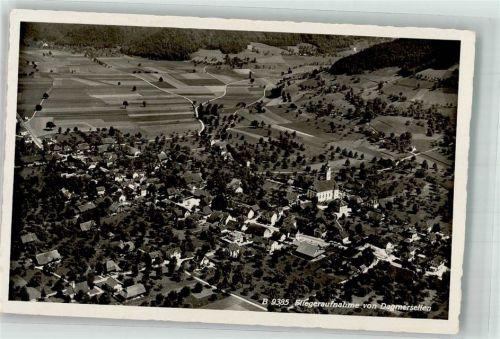 6252 Dagmersellen 1943 Foto AK Fliegeraufnahme