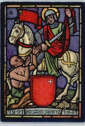 6430 Schwyz - Schwyzer Standesscheibe AKU2