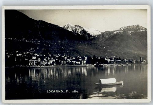 6600 Locarno - Teilansicht, See, Berge AKU2