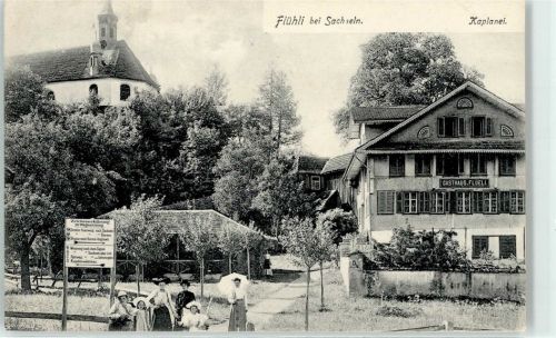 6073 Flüeli-Ranft - Kaplanei Kirche Gasthaus