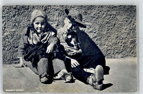 6500 Bellinzona - Tracht Bambini ticinesi Ort lt. Stempel