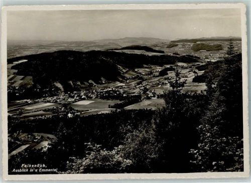 Falkenfluh - Blick ins Emmental