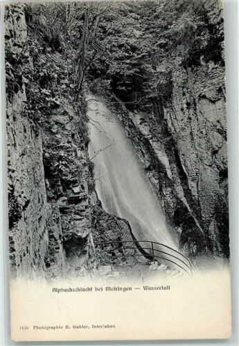 3860 Meiringen - Alpbachschlucht Wasserfall