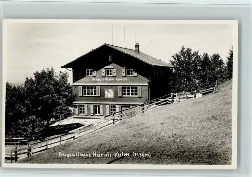 8496 Steg im Tösstal Foto AK Berggasthaus Hörnli-Kulm, gute Erhaltung AK