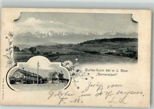 Gurten Kulm 1902 Foto AK