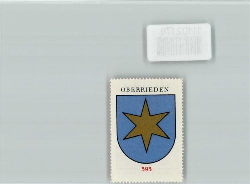 8942 Oberrieden - Vignette Wappen Kaffee Hag ca 1920-1940