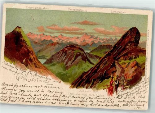 Pilatus Krienseregg 1902 - Sonnenaufgang