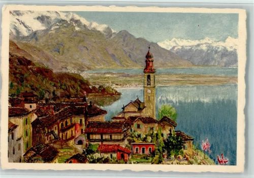 6777 Ronco Quinto Künstlerkarte Ronco verso Locarno E. Zuppinger