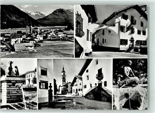 7502 Bever - Kirche Brunnen