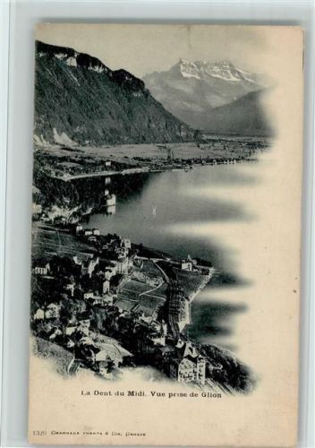 1823 Glion - La Dent du Midi Vue prise de Glion