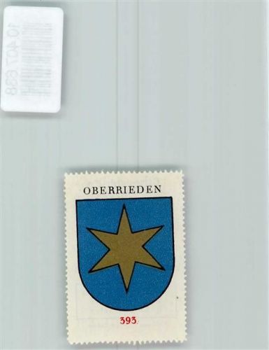 8942 Oberrieden - Vignette Wappen Kaffee Hag 1920-1940