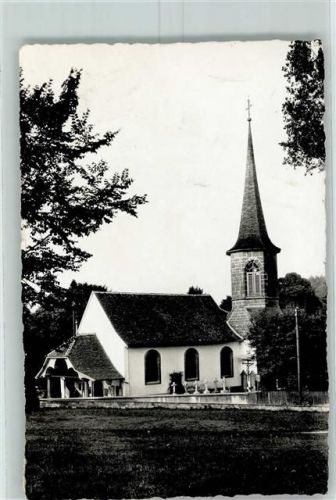 1722 Bourguillon - Kirche mit Friedhof