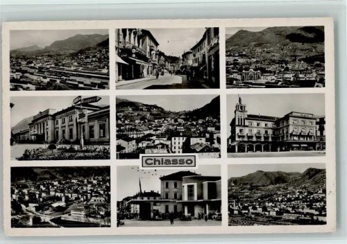 6830 Chiasso - Strassen- Gebäute- u. Panoramaansichten v. Chiasso
