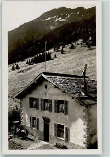 7482 Bergün Bravuogn Foto AK Kesch Hütte