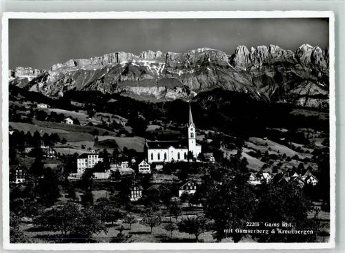 9473 Gams 1965 - Foto Gross 22266 Kirche