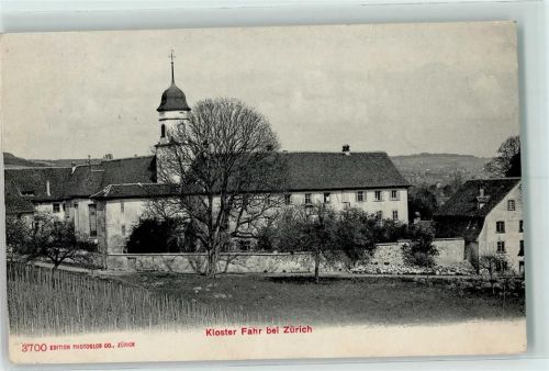 8109 Kloster Fahr 1908 Gebrauchsspuren bei Zürich