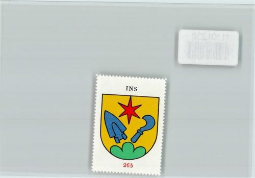 3232 Ins Anet - Vignette Wappen Kaffee Hag ca 1920-1940 Ins