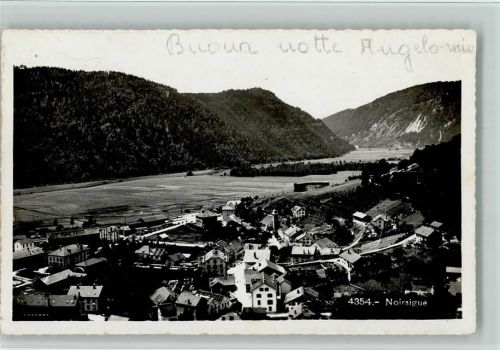 2103 Noiraigue 1947 Foto AK Teilansicht , Verlag SG 4354 AK