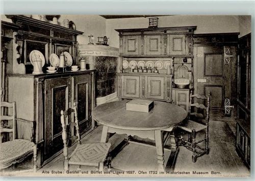 3000 Bern Berne - Historisches Museum Getäfel und Buffet aus Ligerz