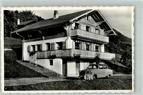 1807 Blonay 1960 Foto AK Auto Pension Bellevue