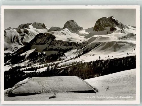 Gantrisch Gebrauchsspuren Stierenhütte Winter