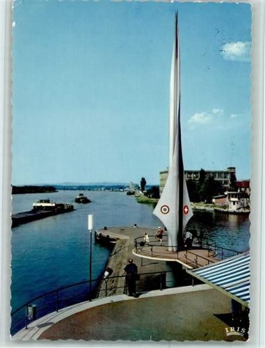 4000 Basel Bâle - Dreiländerecke Grenze Rheinhafen