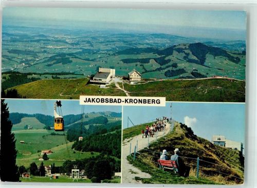 9108 Gonten - Luftseilbahn Jakobsbad Kronberg