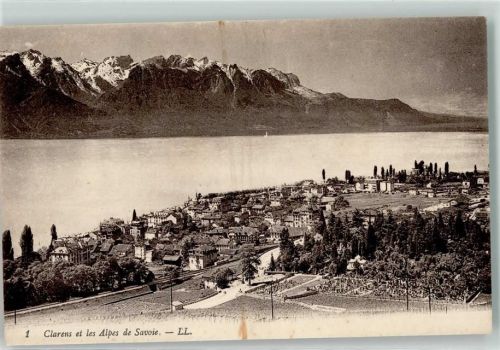 1815 Clarens - Savoyer Alpen