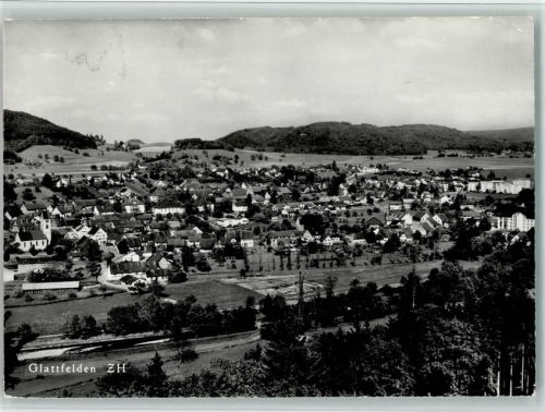 8192 Glattfelden 1962 Foto AK Vue generale, gute Erhaltung AK
