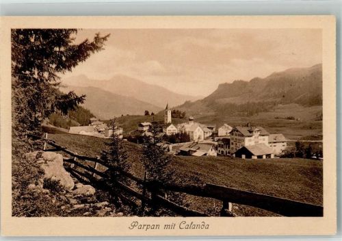 7076 Parpan 1914 Foto AK