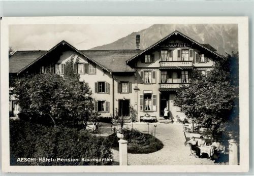 3703 Aeschi b. Spiez FOTO KEINE AK Hotel Pension Baumgarten