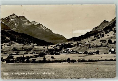 3785 Gsteig b. Gstaad Gebrauchsspuren Oldenhorn