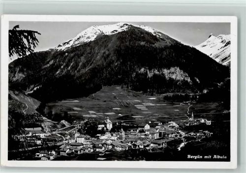 7482 Bergün Bravuogn 1942 - mit Albula