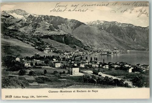 1815 Clarens 1904 - Rochers de Naye