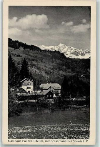 7212 Seewis Dorf - Gasthaus Fadära