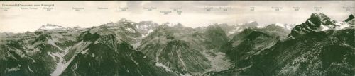 Klapp AK 3-fach Braunwald Panorama vom Kneugrat