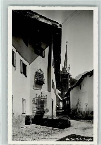 7482 Bergün Bravuogn - Dorfpartie in Bergün