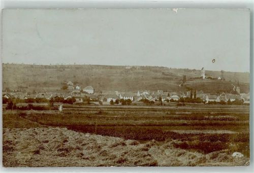 8215 Hallau 1912 Gebrauchsspuren Ort handschriftlich